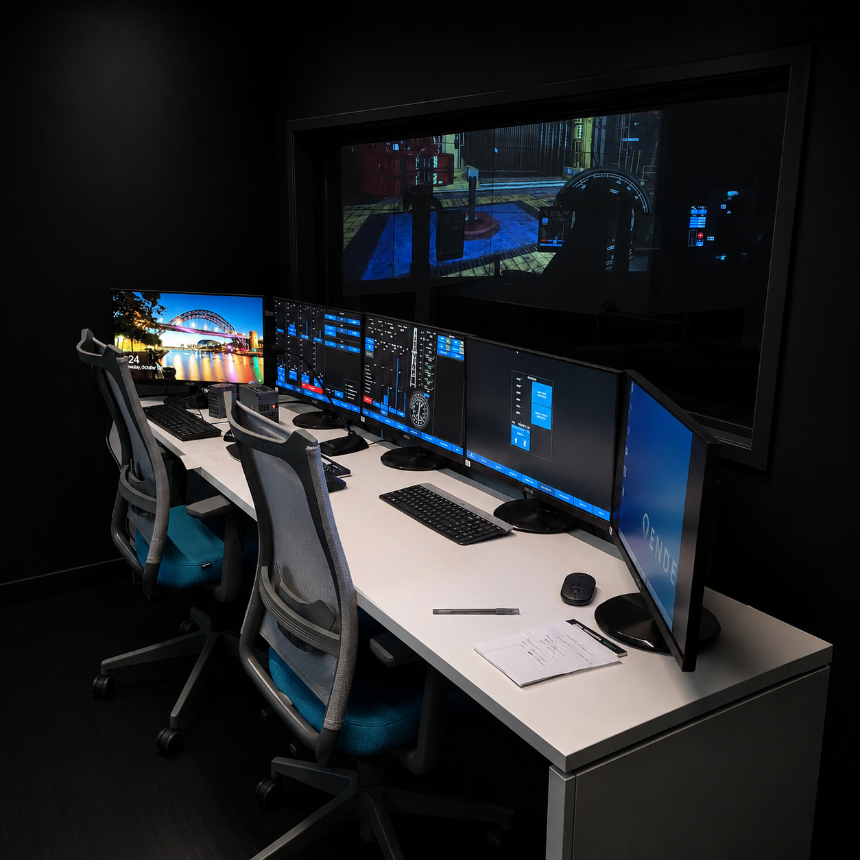 X1 simulator instructor station
