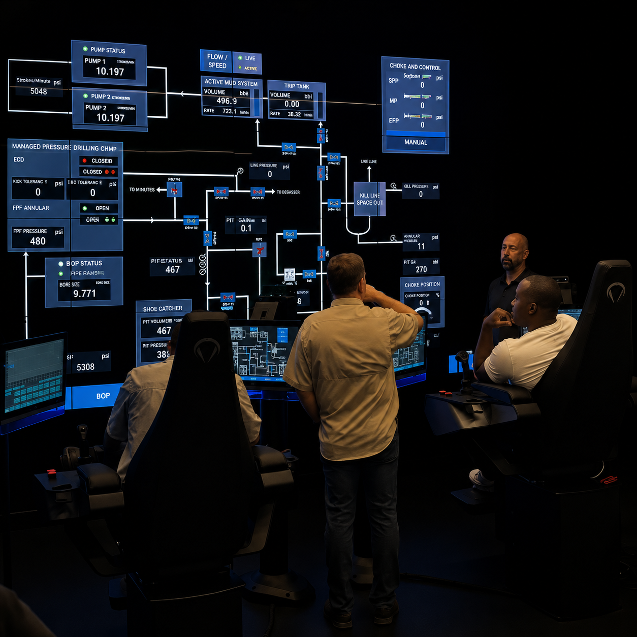 X1 simulator crew collaboration setup