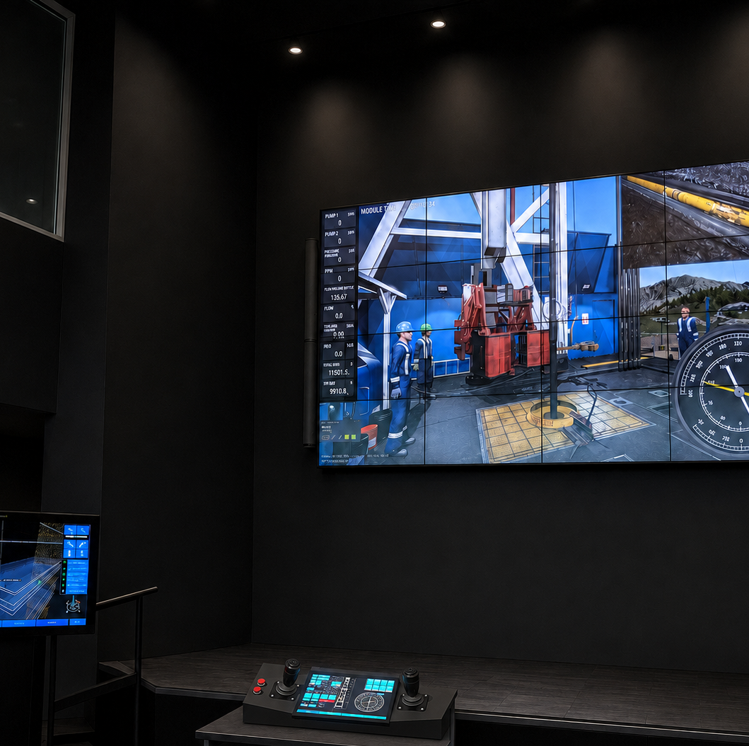 Networked X3 simulator setup