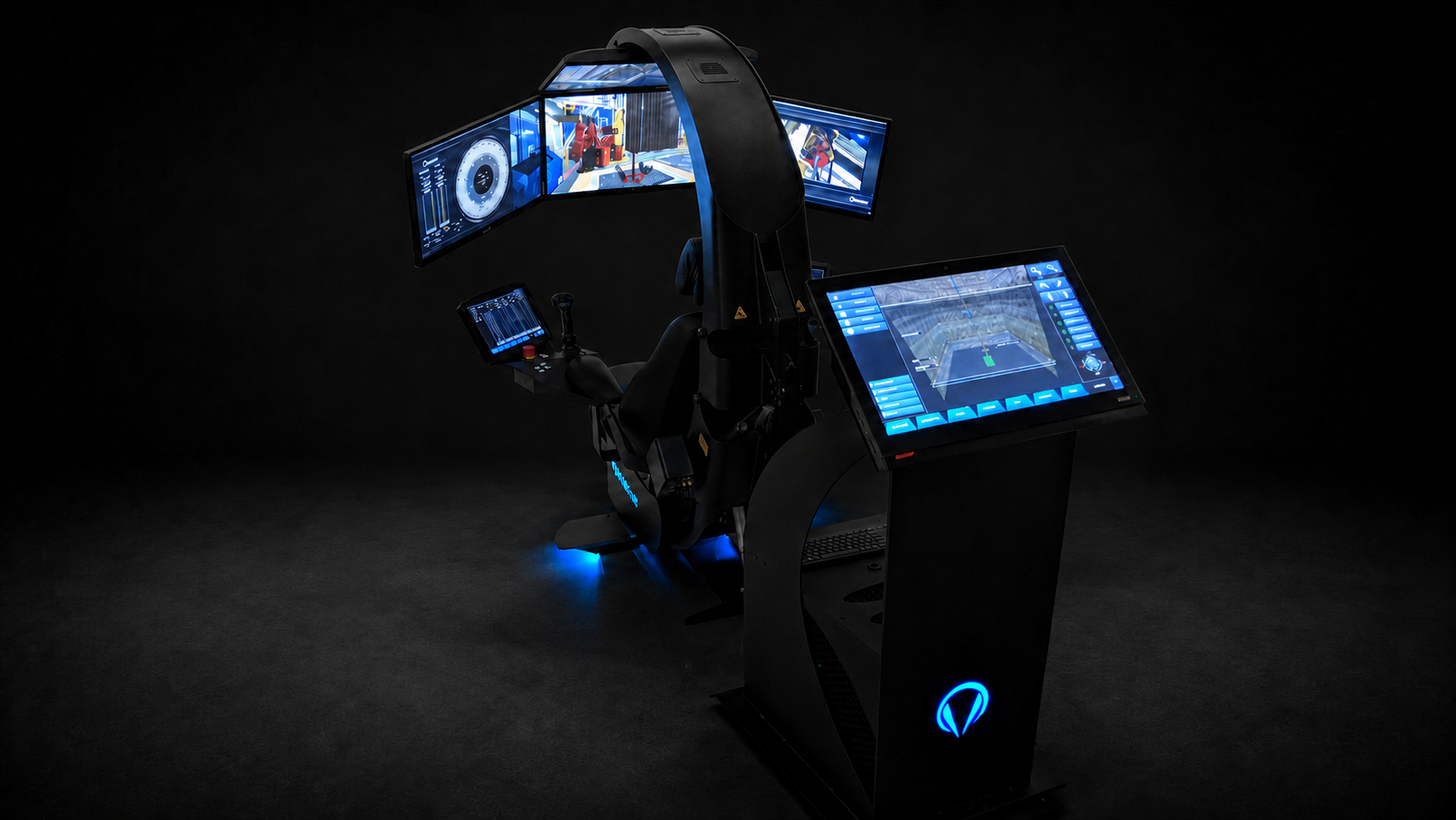 X2 simulator touchscreen interface