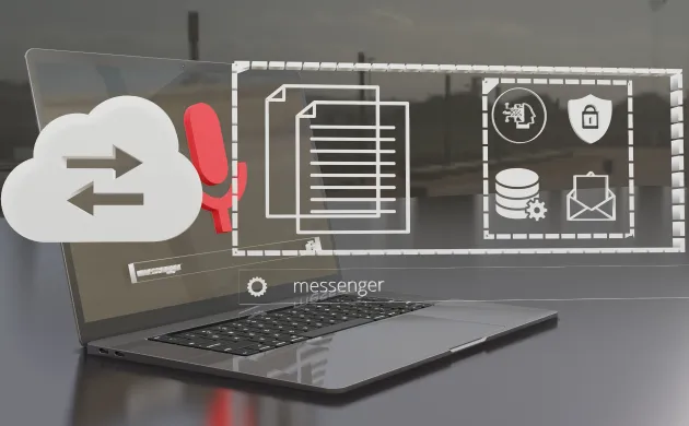 Celular mostrando datos seguros