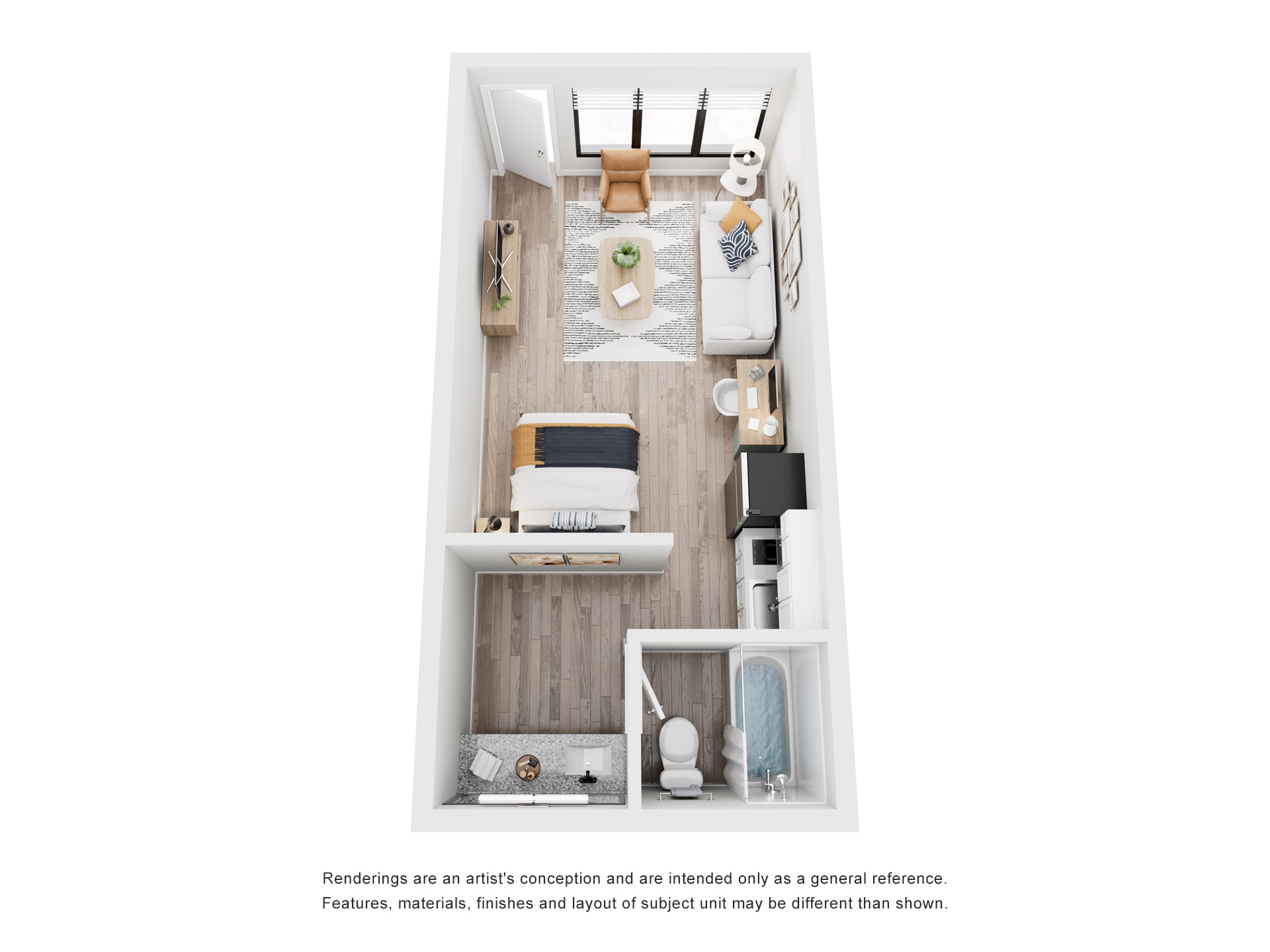 S1 studio floor plan image