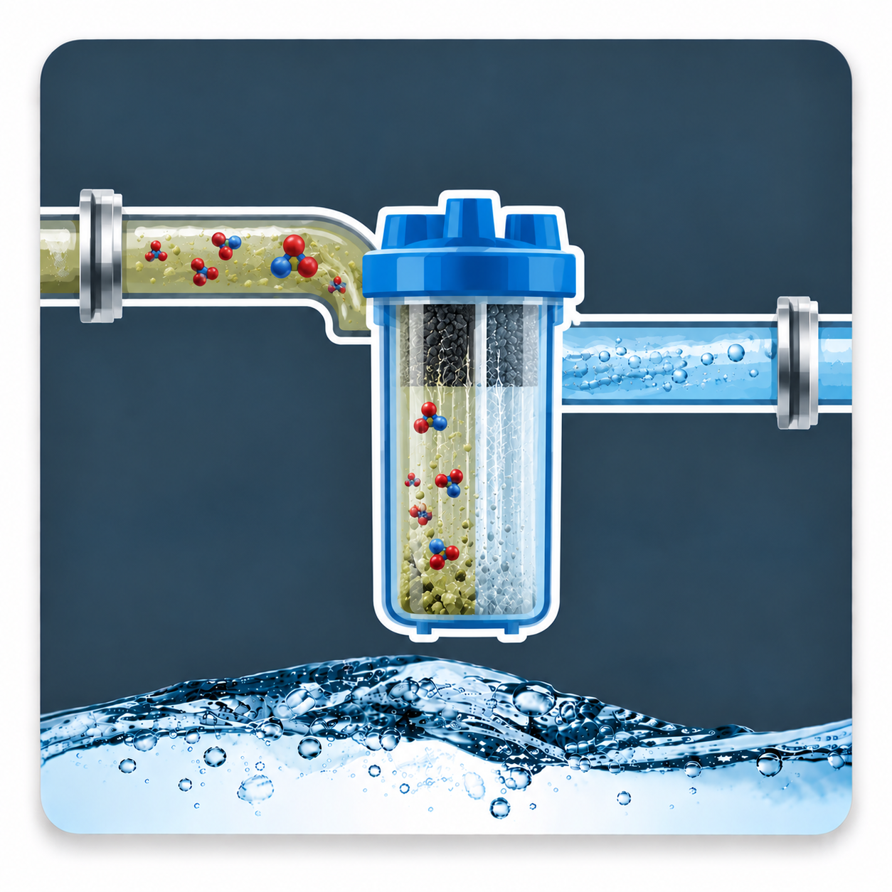 Nitrogen nitrate and nitrite icon