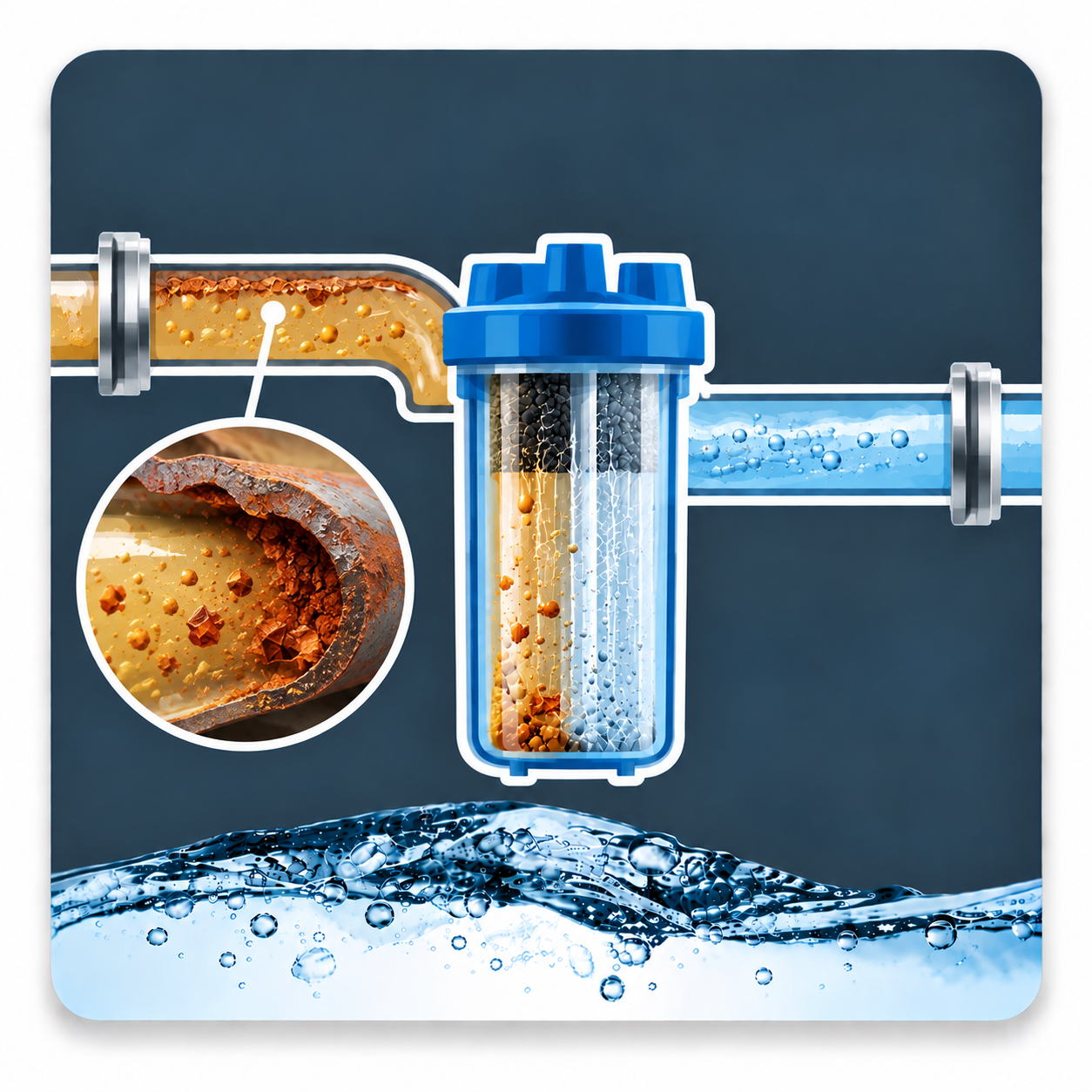 Acidic water icon