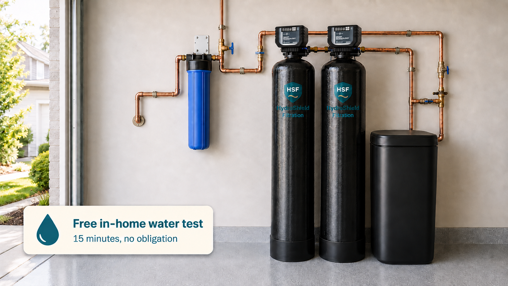 HydroShield whole-home water filtration system