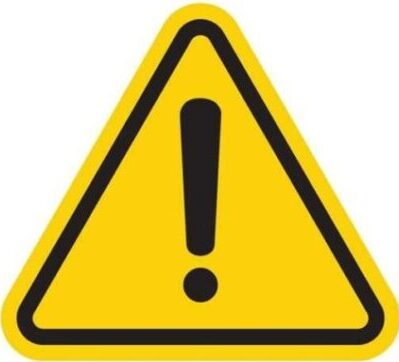 Yellow Caution Triangle