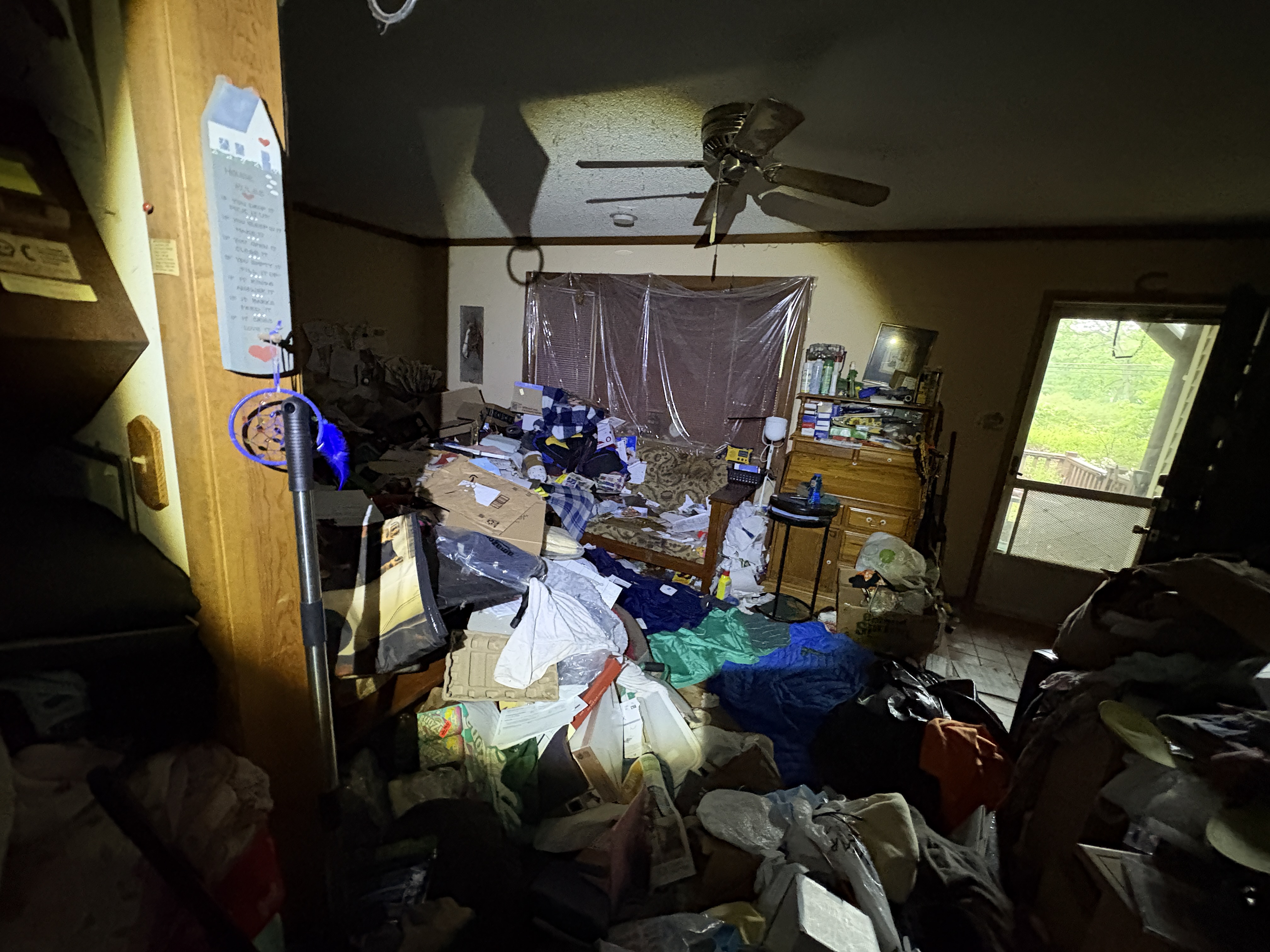 hoarded home