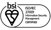 BSI ISO/IEC 27001 Information Security Management Certified Logo