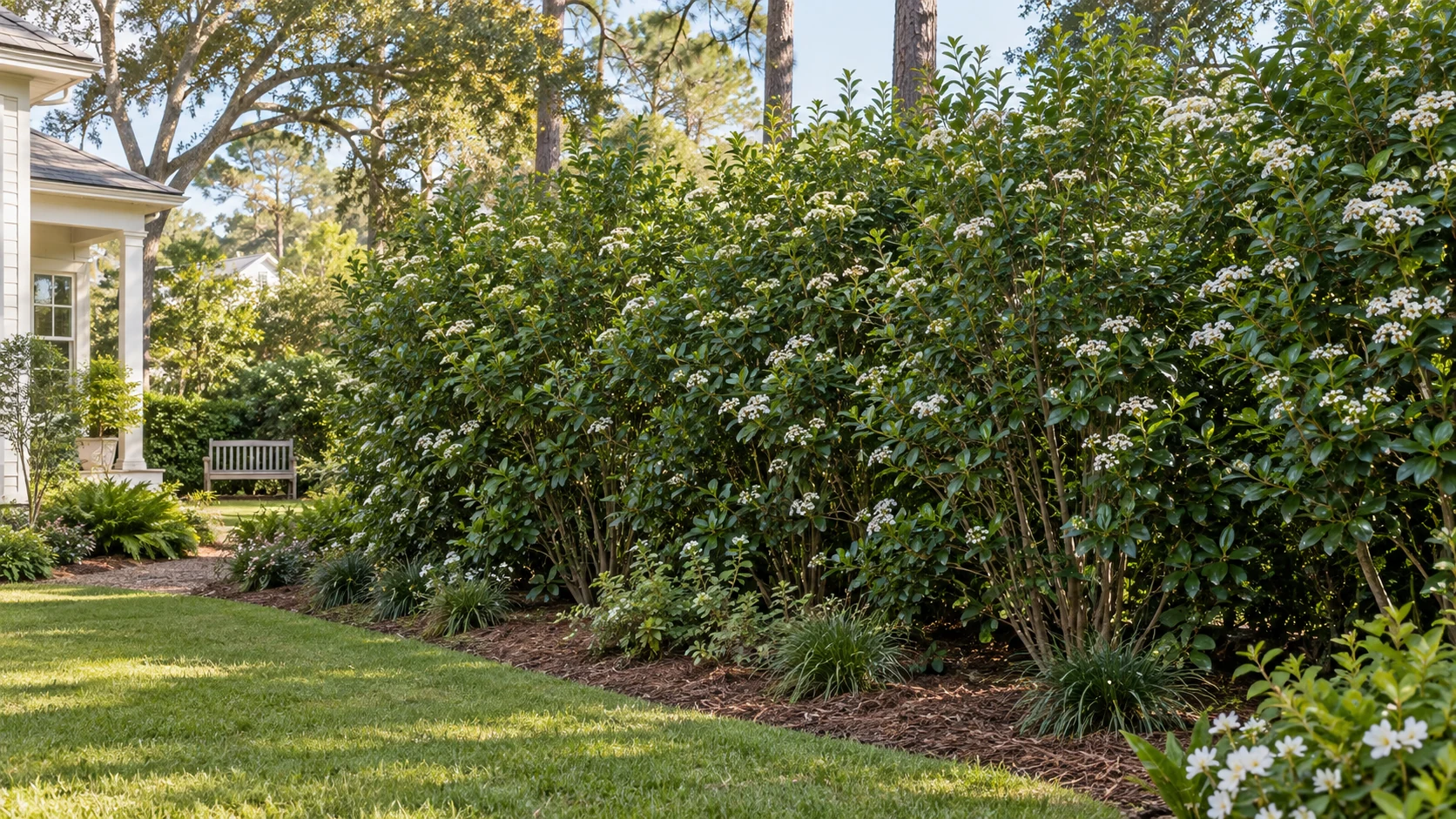Illustrative planting concept with Walter’s Viburnum