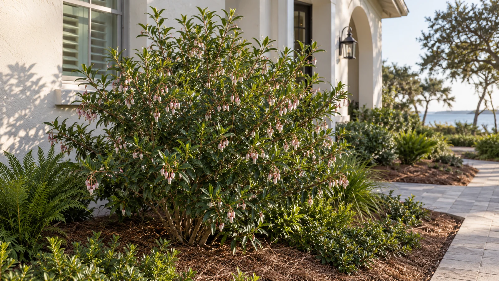 Illustrative planting concept with Fetterbush