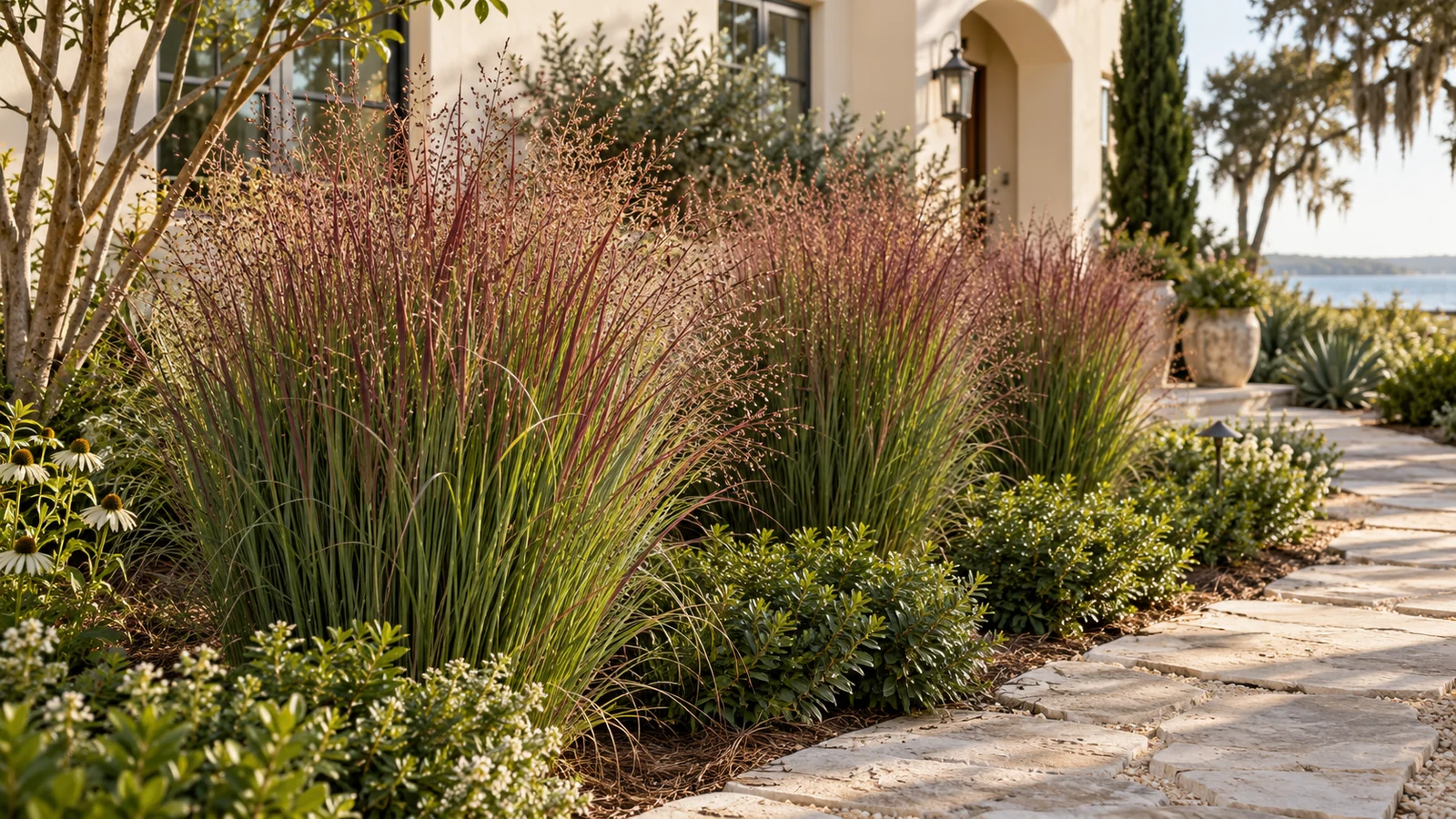 Illustrative planting concept with Shenandoah Switchgrass