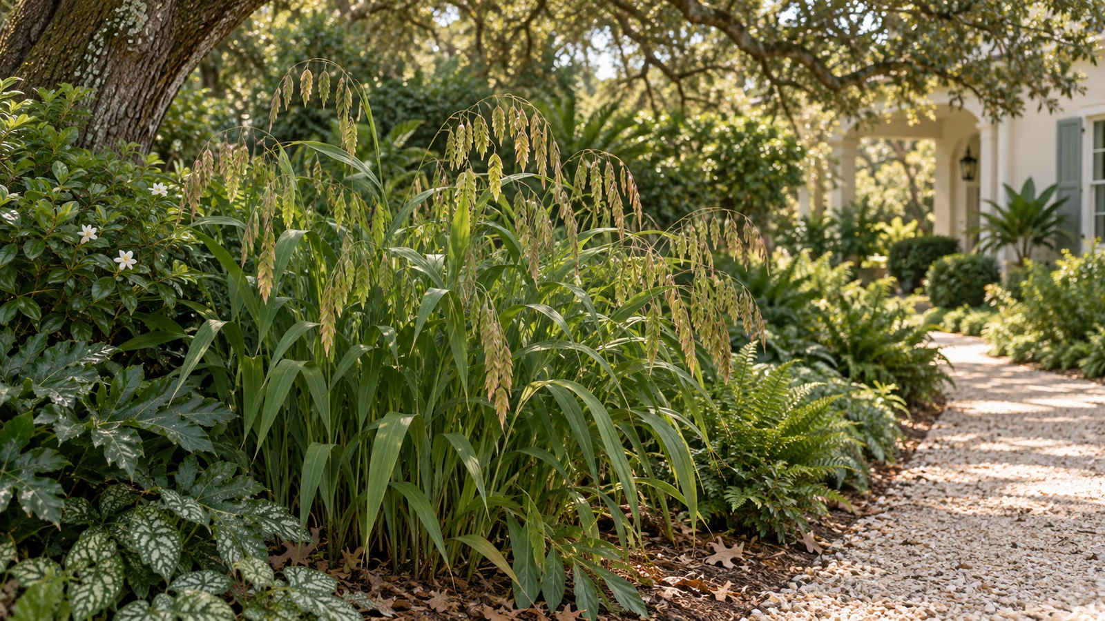 Illustrative planting concept with River Oats