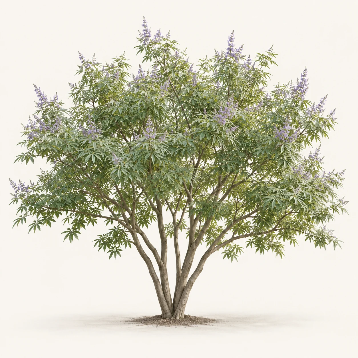 Illustrative whole-plant form of Vitex / Chastetree