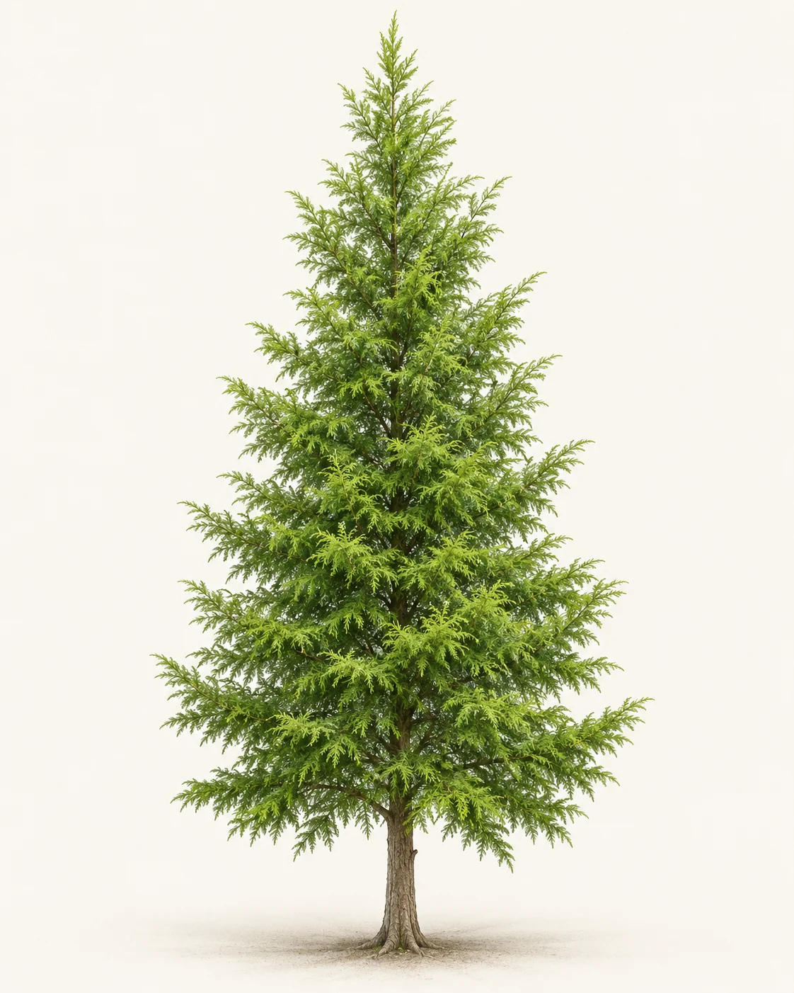 Illustrative whole-plant form of Peve Minaret Bald Cypress