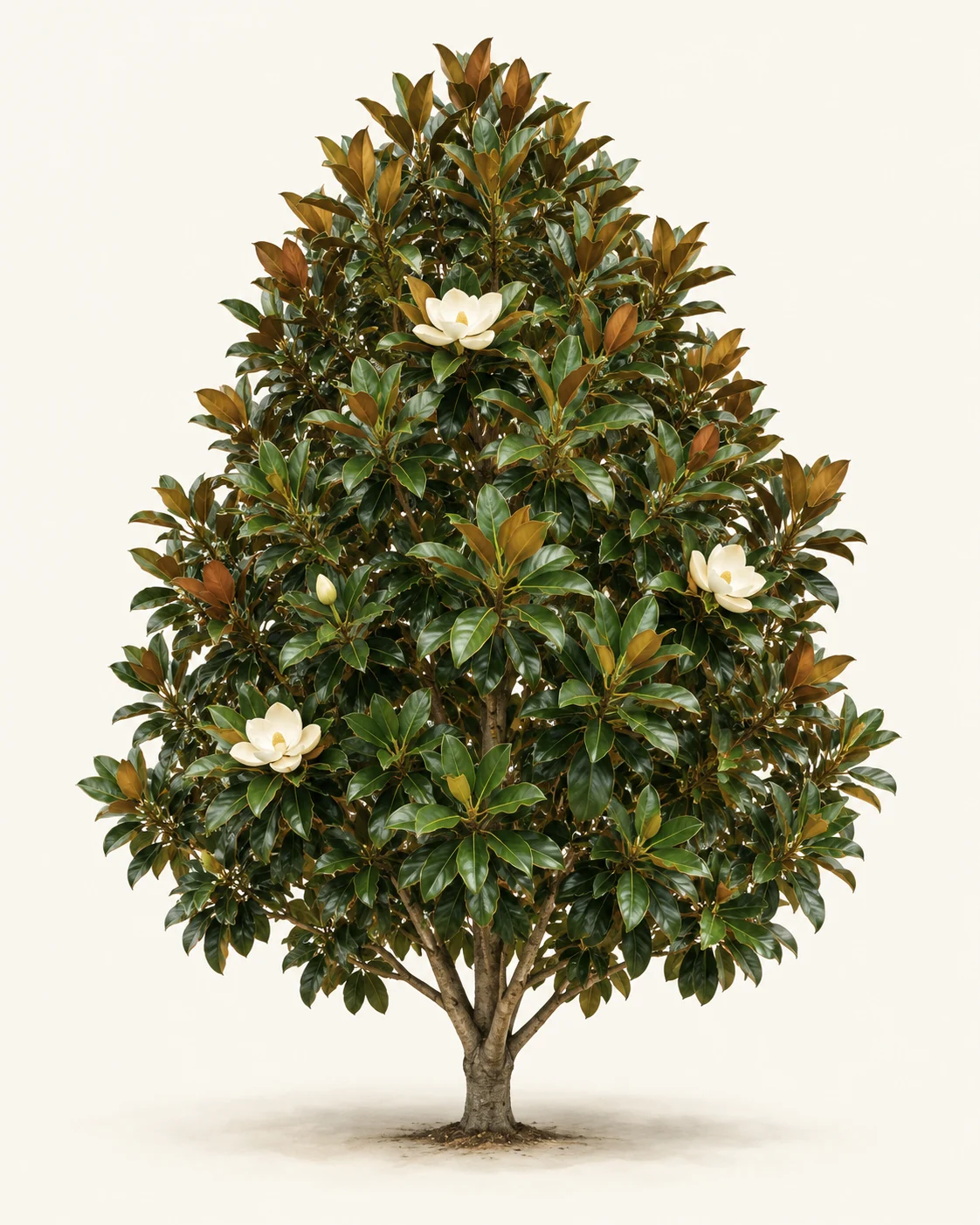 Illustrative whole-plant form of Teddy Bear Magnolia