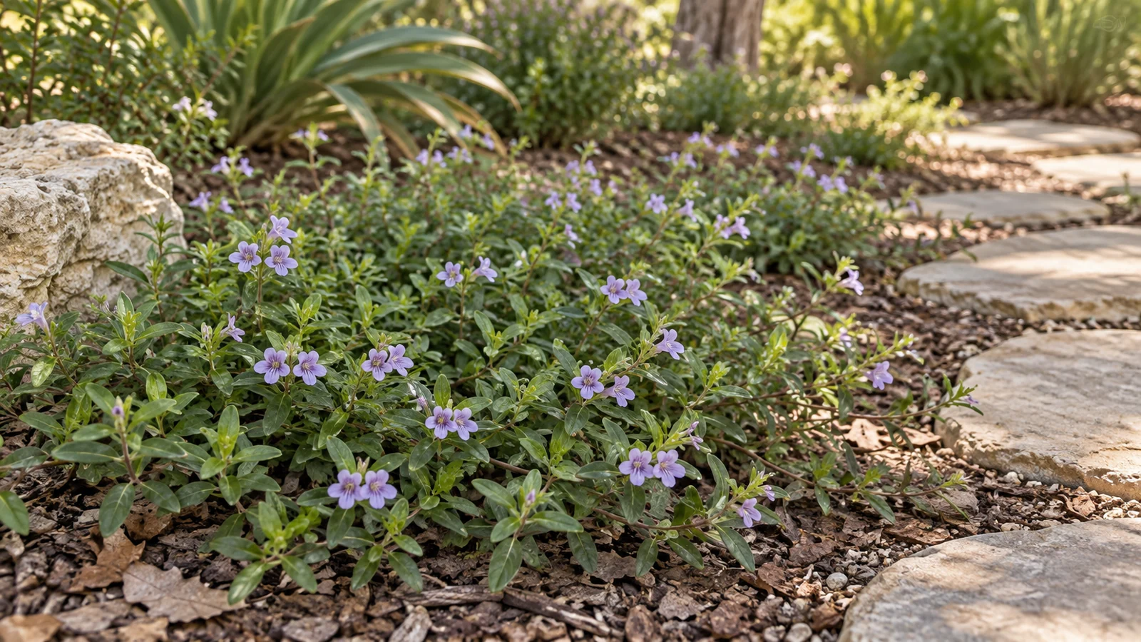 Illustrative planting concept with Twinflower