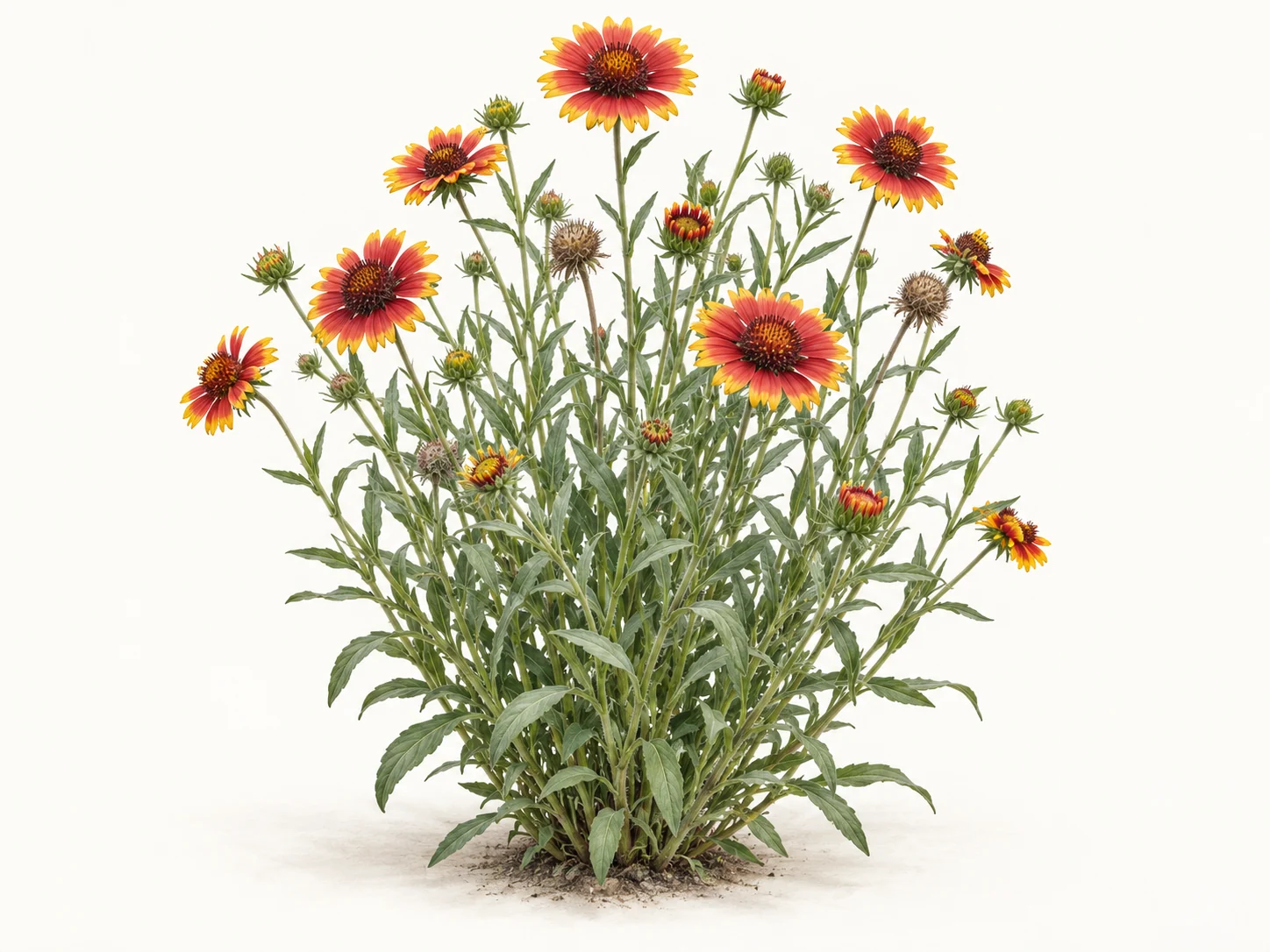 Illustrative whole-plant form of Blanket Flower