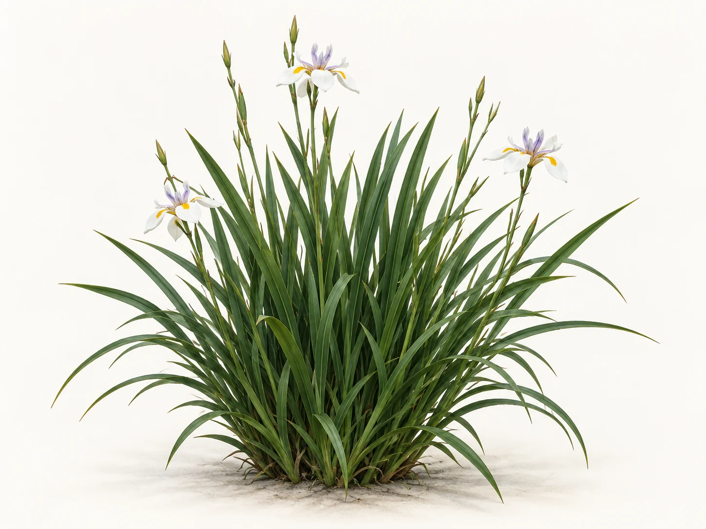 Illustrative whole-plant form of African Iris