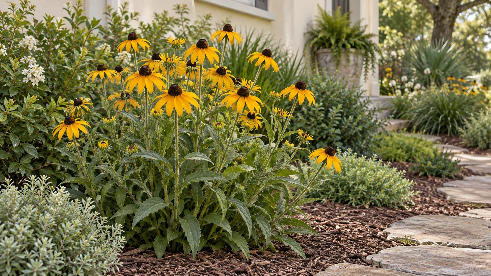 Illustrative planting concept with Black-Eyed Susan