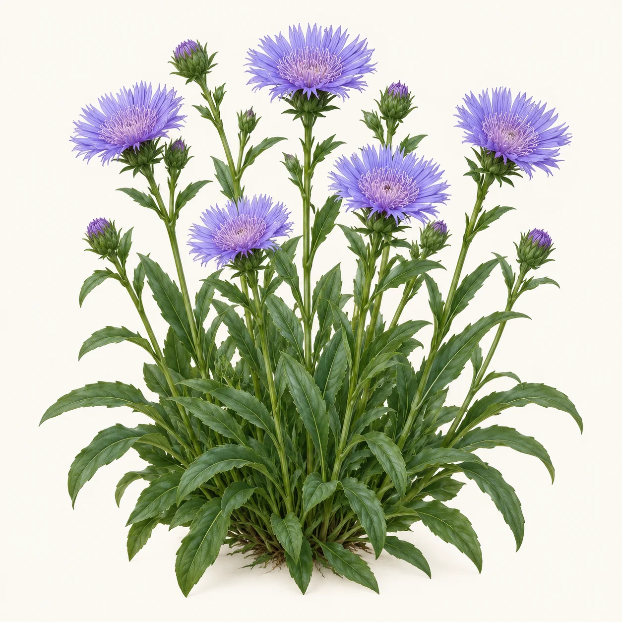 Illustrative whole-plant form of Stokes’ Aster