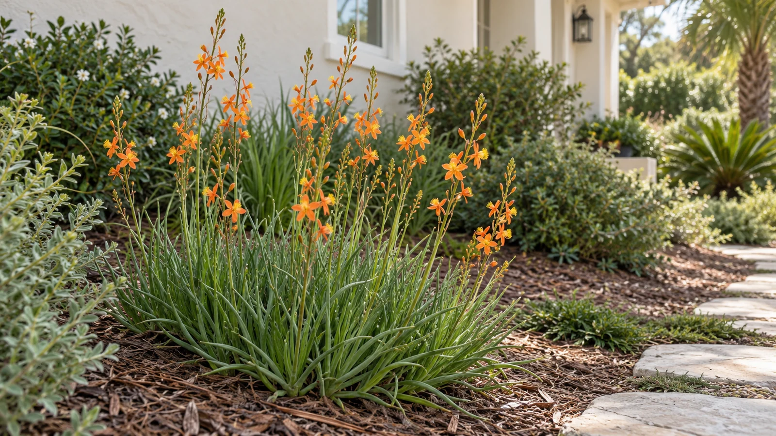 Illustrative planting concept with Bulbine