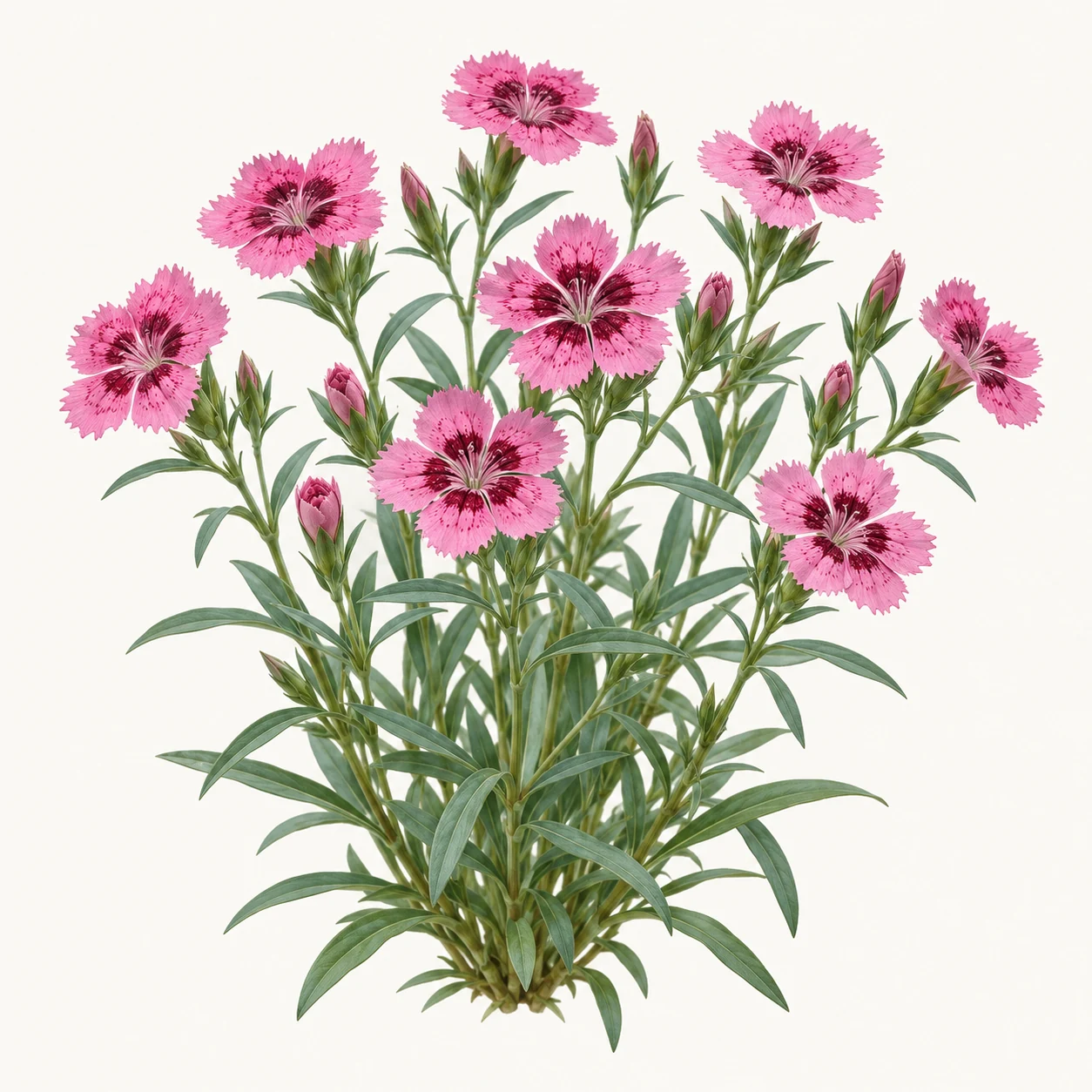 Illustrative whole-plant form of Dianthus