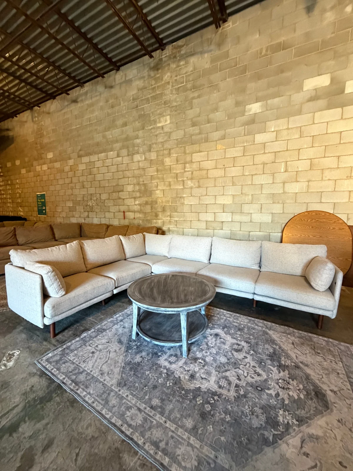 Like New Burrow Modular Sectional Sofa