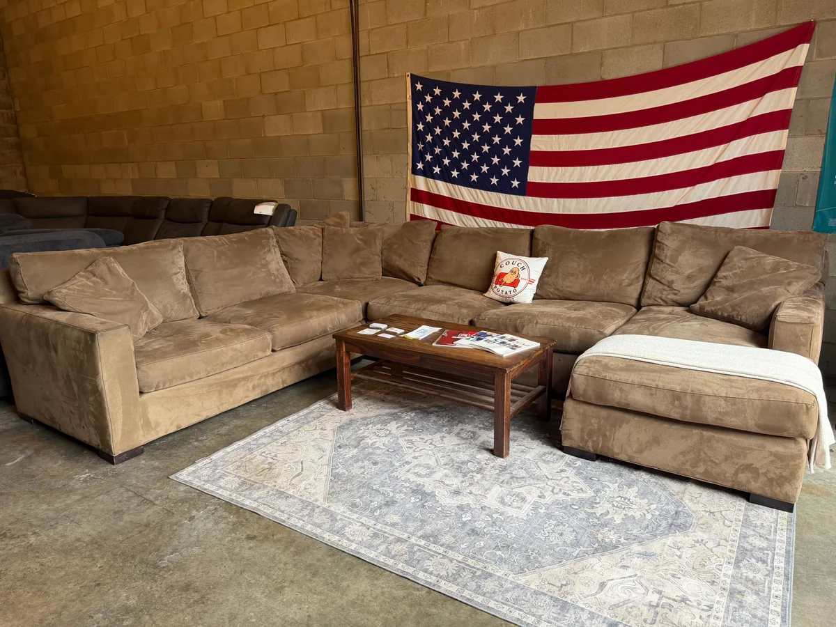 Crate & Barrel Sectional Sofa with Chaise
