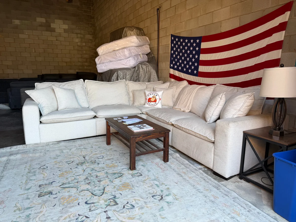 Electric Reclining Cloud Sectional Sofa