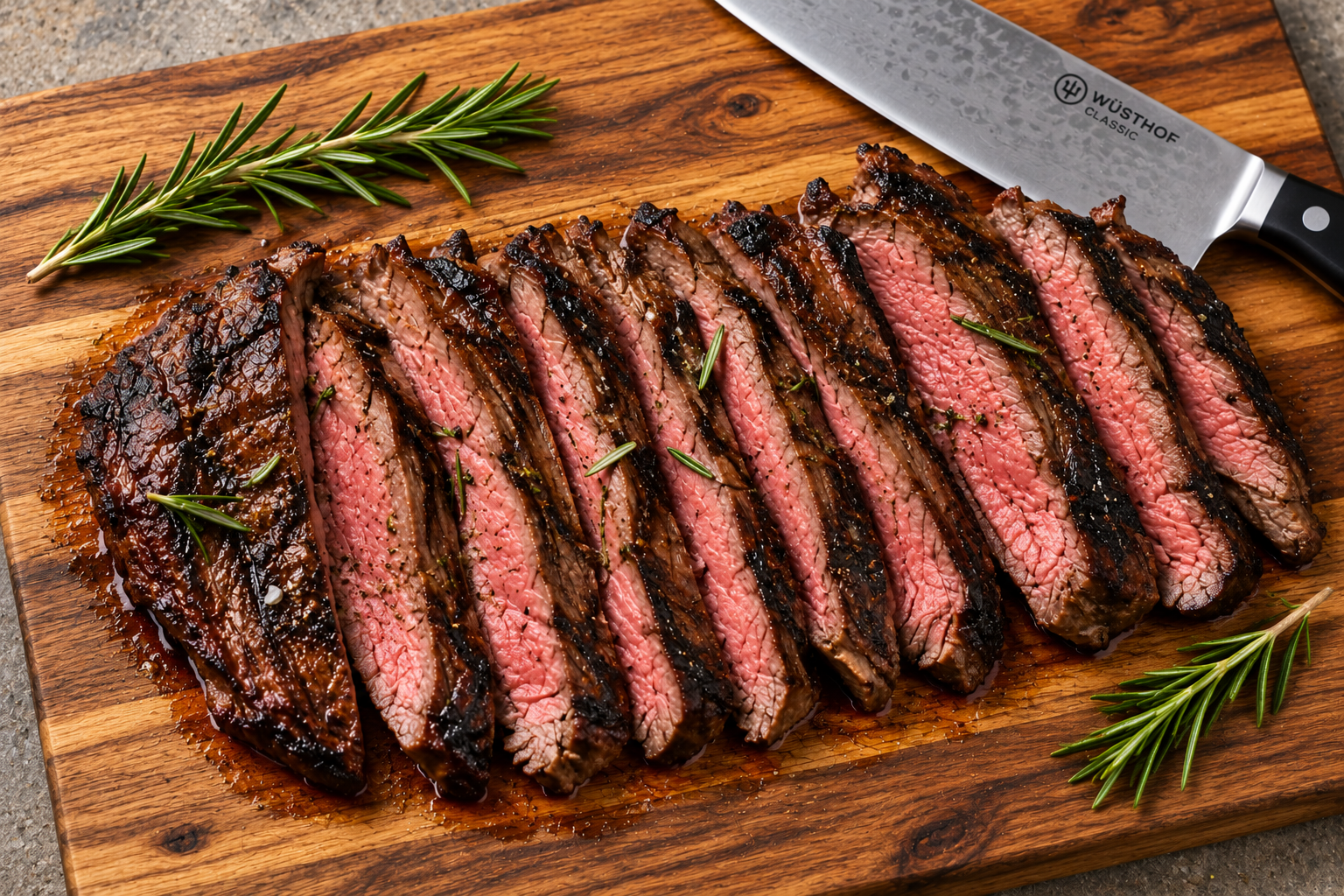 Rosemary Red Wine Flank Steak