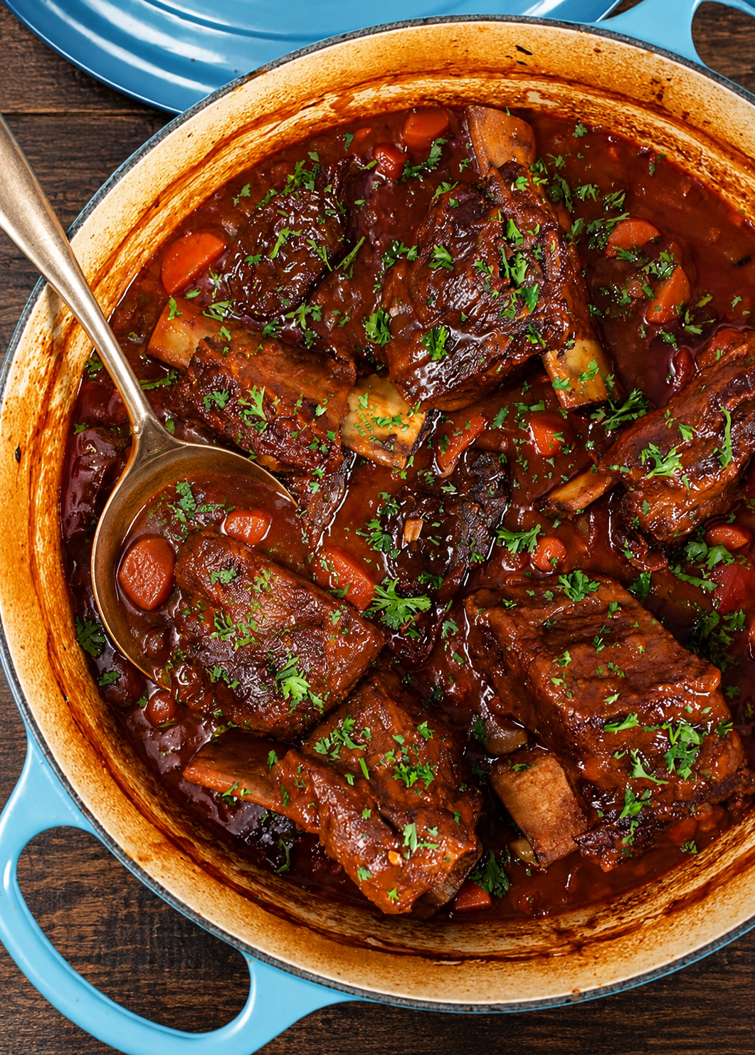 Red Wine Braised Boneless Short Ribs