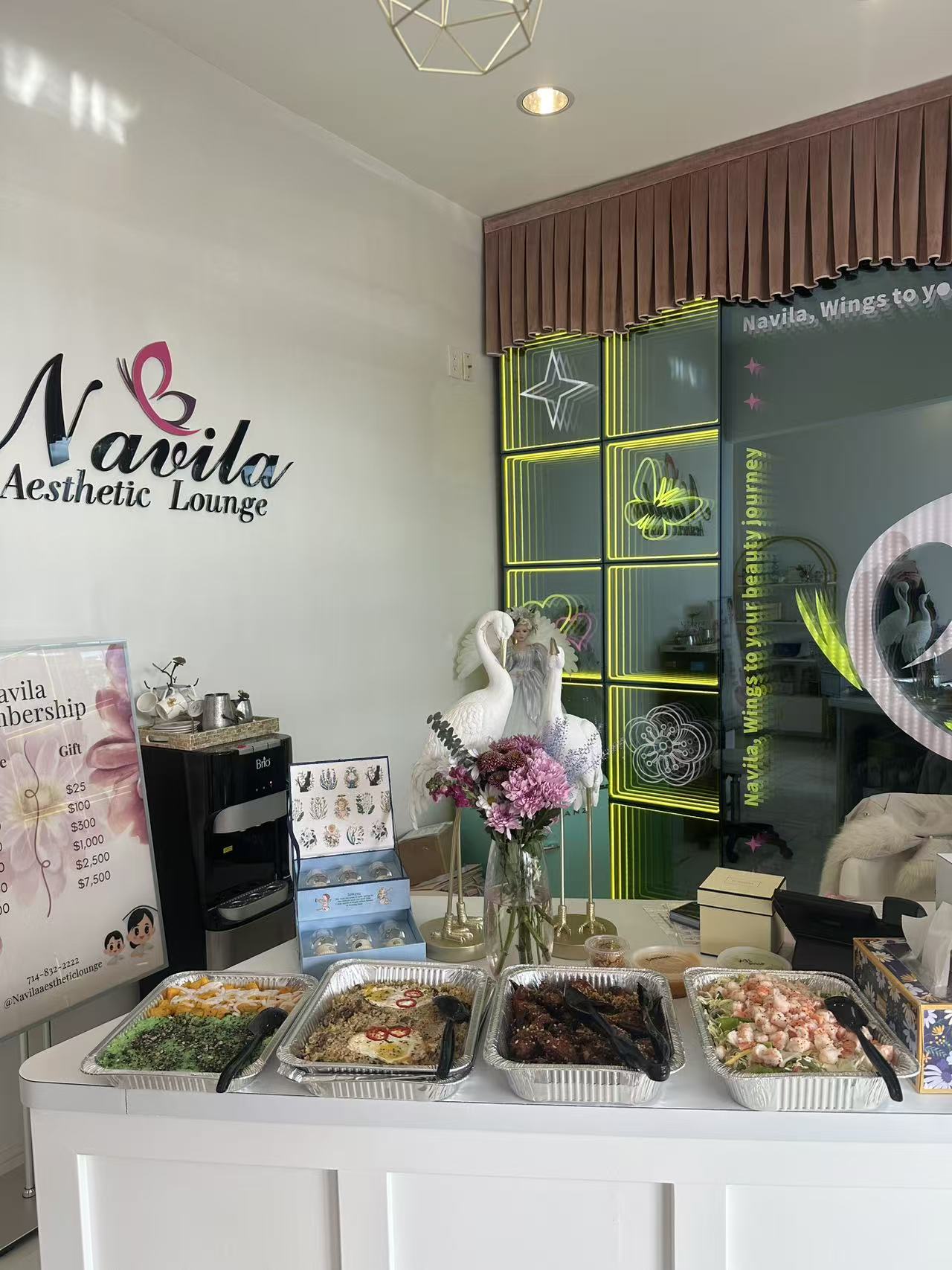 Navila reception and refreshments