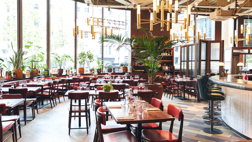 Inviting restaurant dining room, the kind of retail space a commercial property loan funds