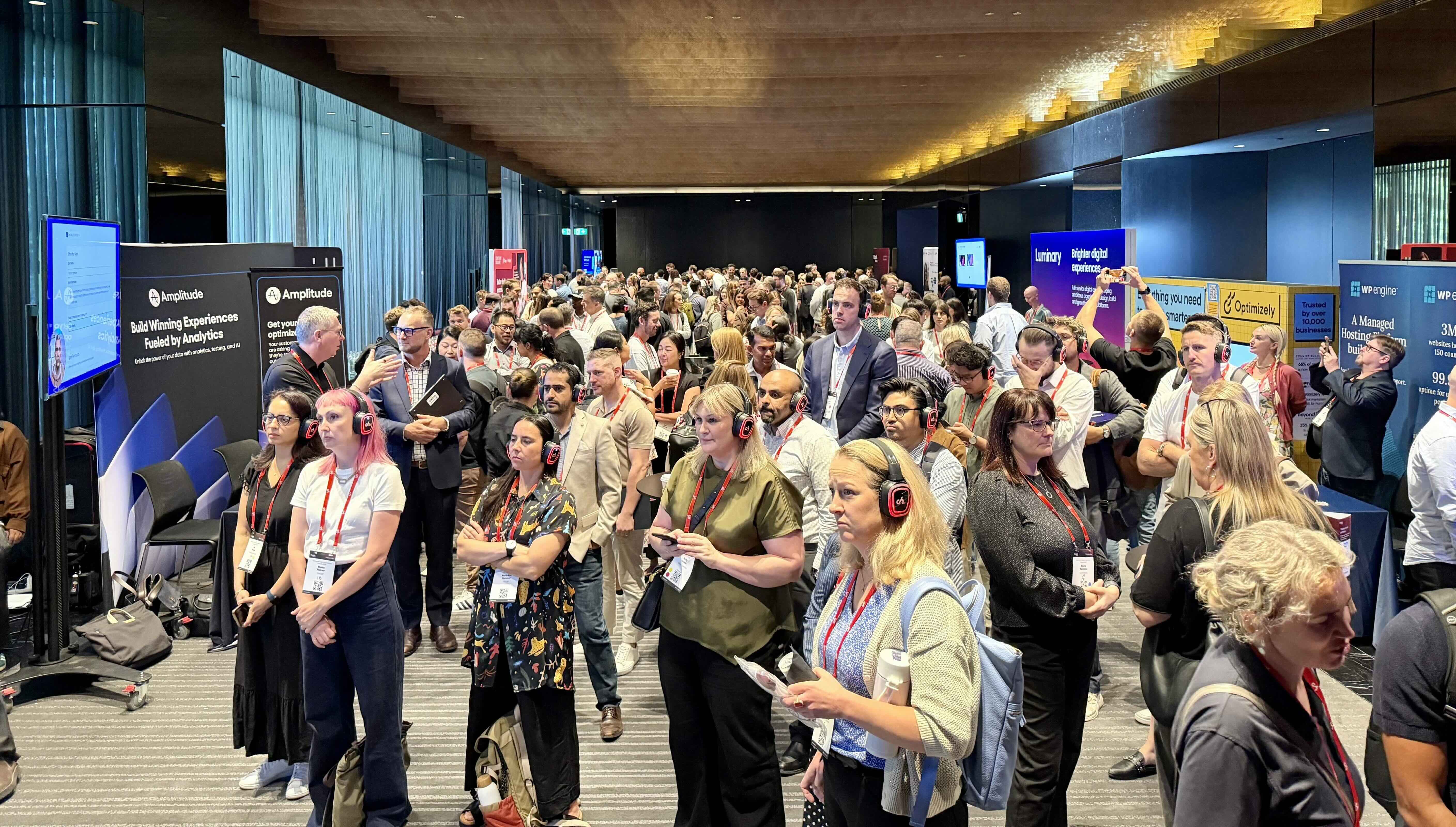 CustomerTech World conference floor