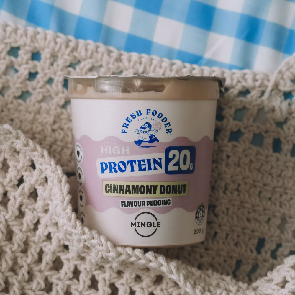 Fresh Fodder x Mingle Cinnamony Donut Pudding