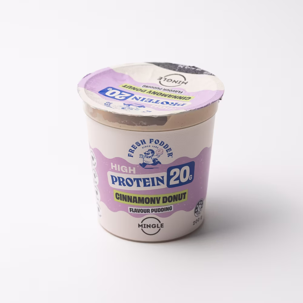 Fresh Fodder x Mingle Cinnamony Donut Pudding