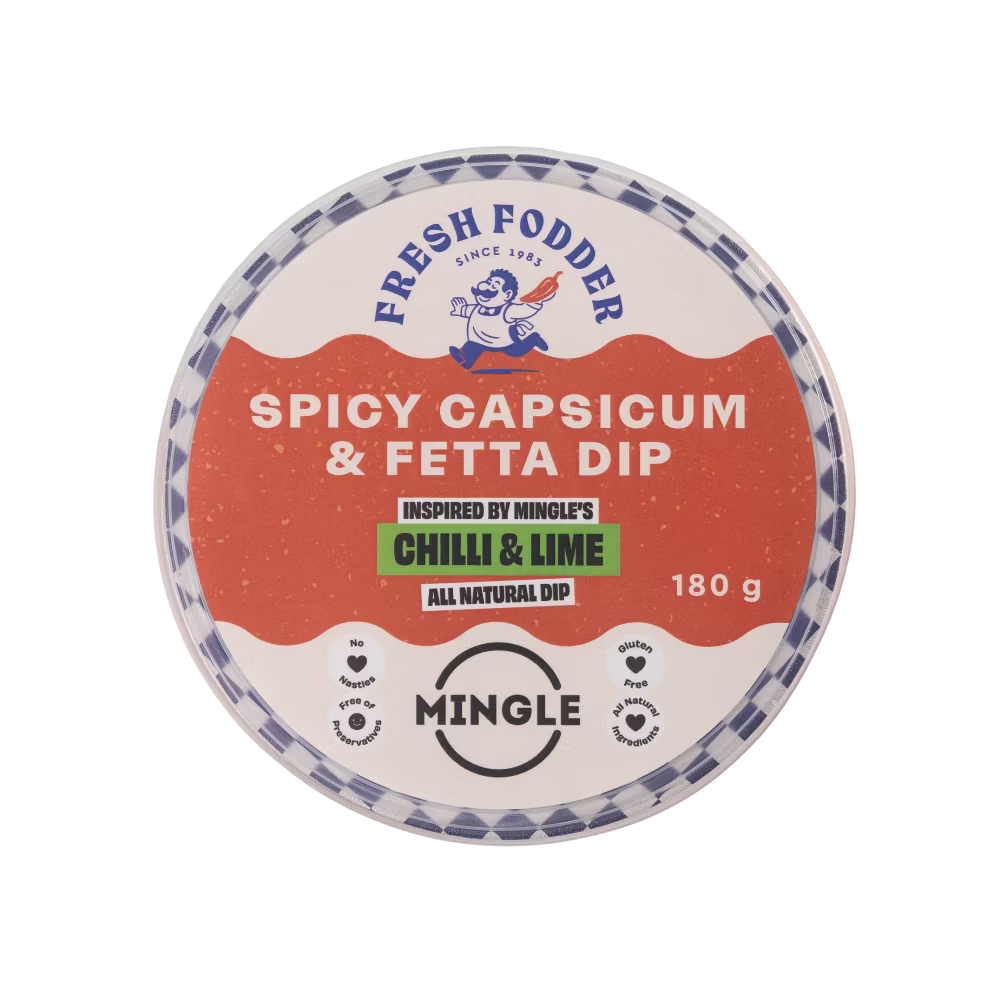 Fresh Fodder x Mingle Spicy Capsicum & Fetta