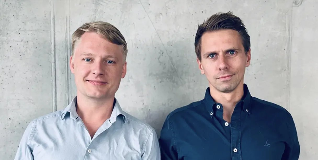 Bela Schramm und Dr. Wim Drozak, Geschäftsführer von metrify