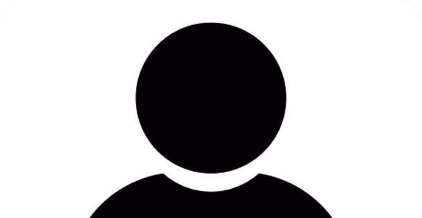 Black silhouette of a person on a white background, commonly used as a generic user avatar or profile icon.