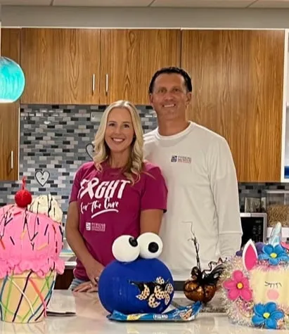 Decorated pumpkins from the dental office pumpkin contest for Ronald McDonald House San Antonio
