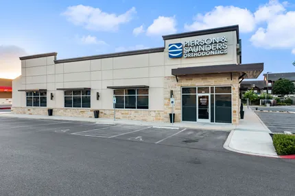 Exterior of Pierson & Saunders Orthodontics North Loop office on N Loop 1604 W, San Antonio