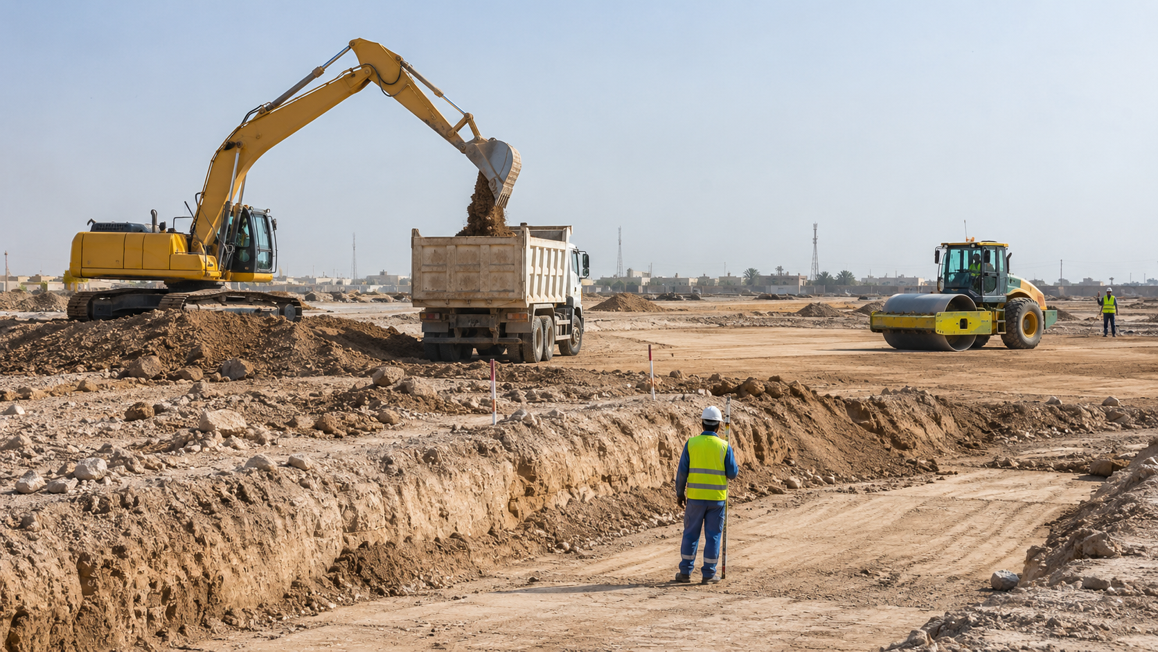Earthworks and site preparation