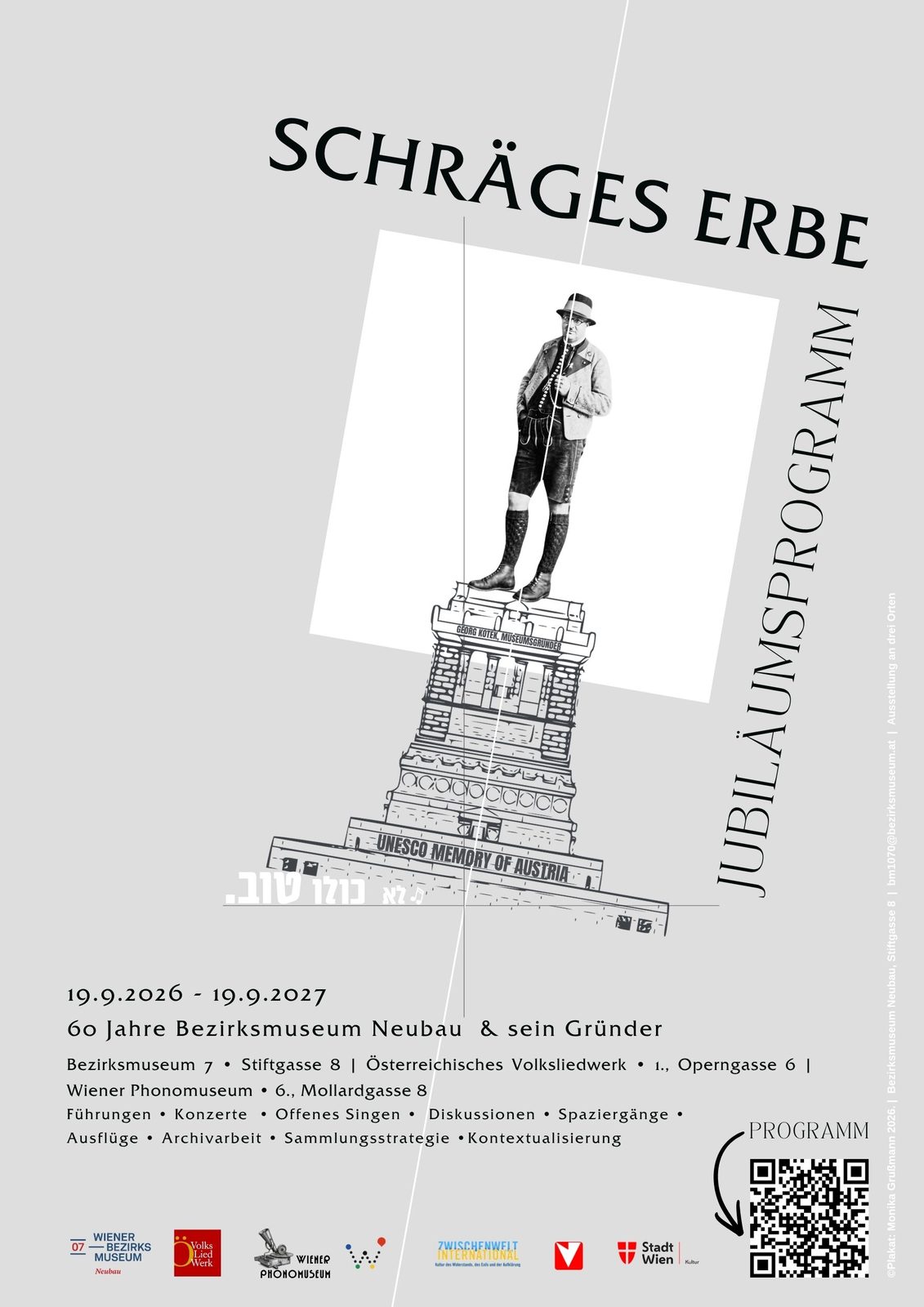 Schräges Erbe. 60 Jahre Bezirksmuseum Neubau – Bezirksmuseum Neubau
