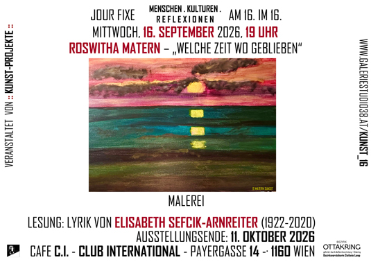 Roswitha Matern: Welche Zeit wo geblieben – Cafe C.I. - Club International