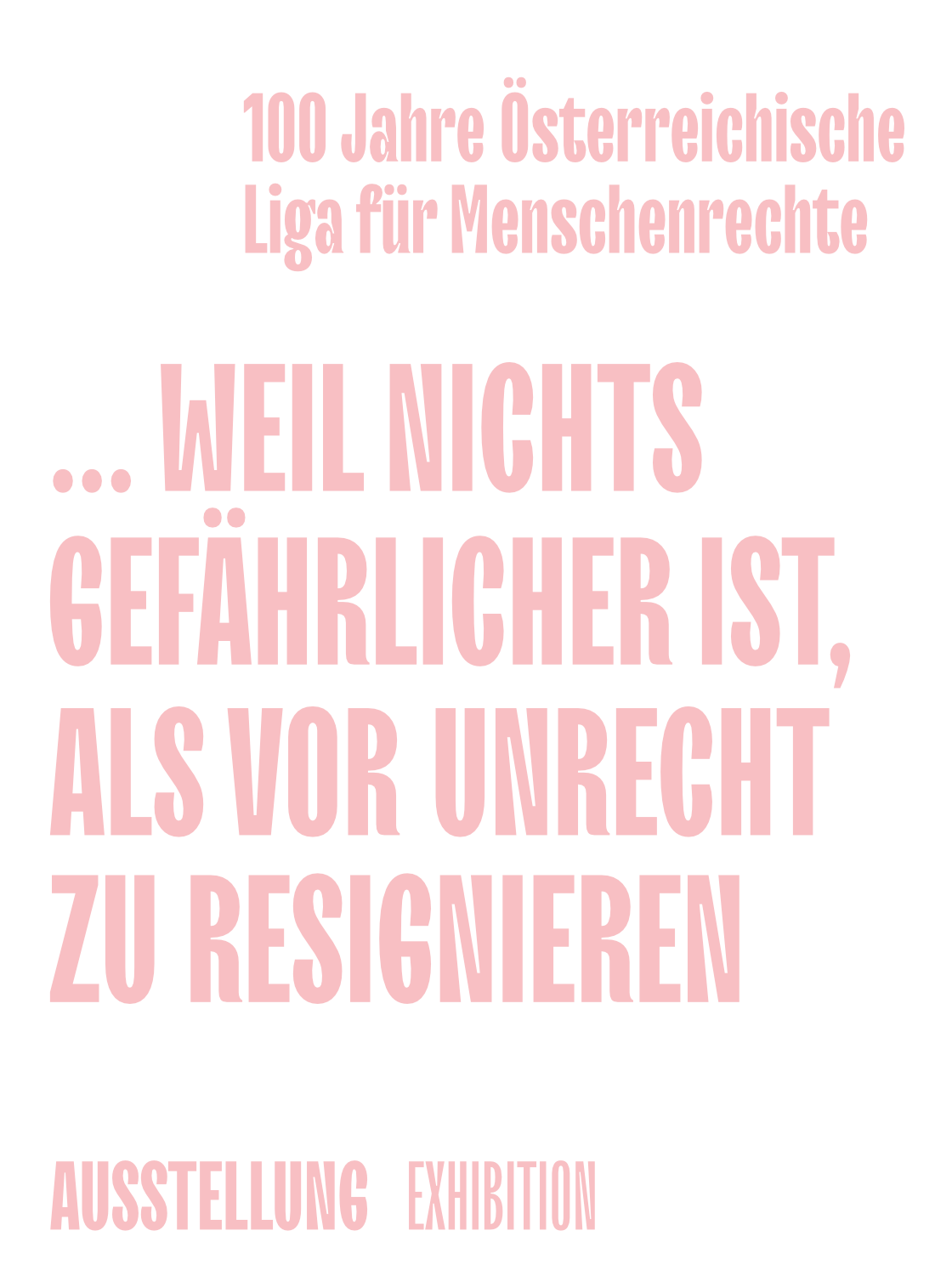 100 Jahre Österreichische Liga für Menschenrechte