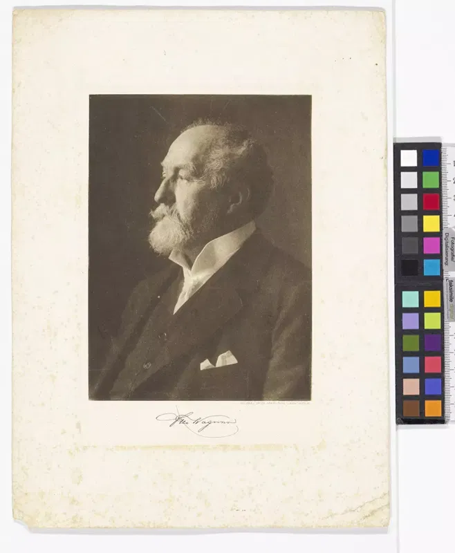 Porträtfotografie Otto Wagner, 1911.