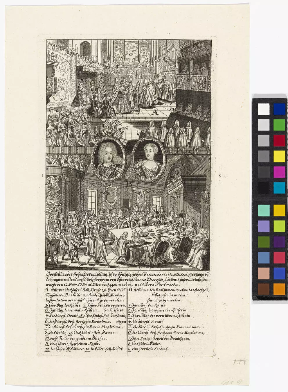 Die Hochzeit von 1736