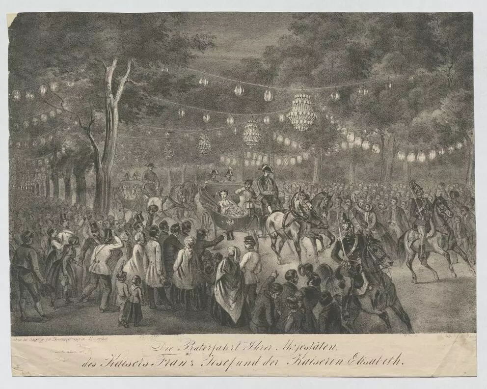 Die Praterfahrt des Kaiserpaares