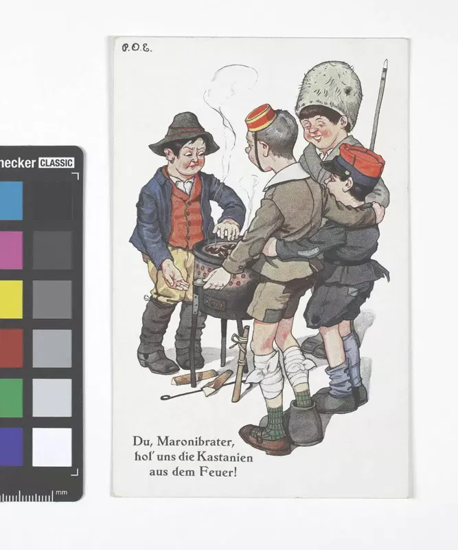 Die Kastanien aus dem Feuer