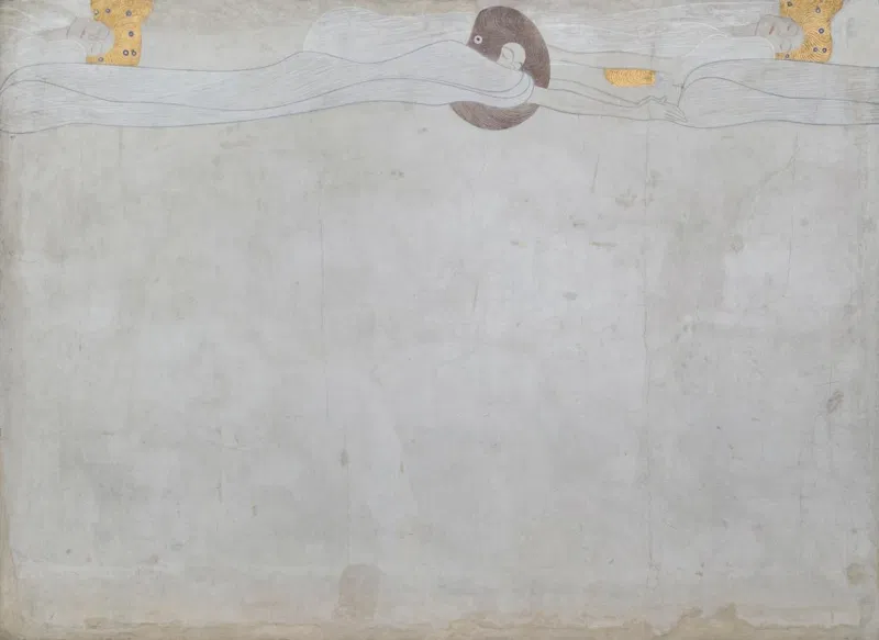 Wo ist der Beethovenfries? Klimts Wandbild, das nach einem Frühling verschwinden sollte